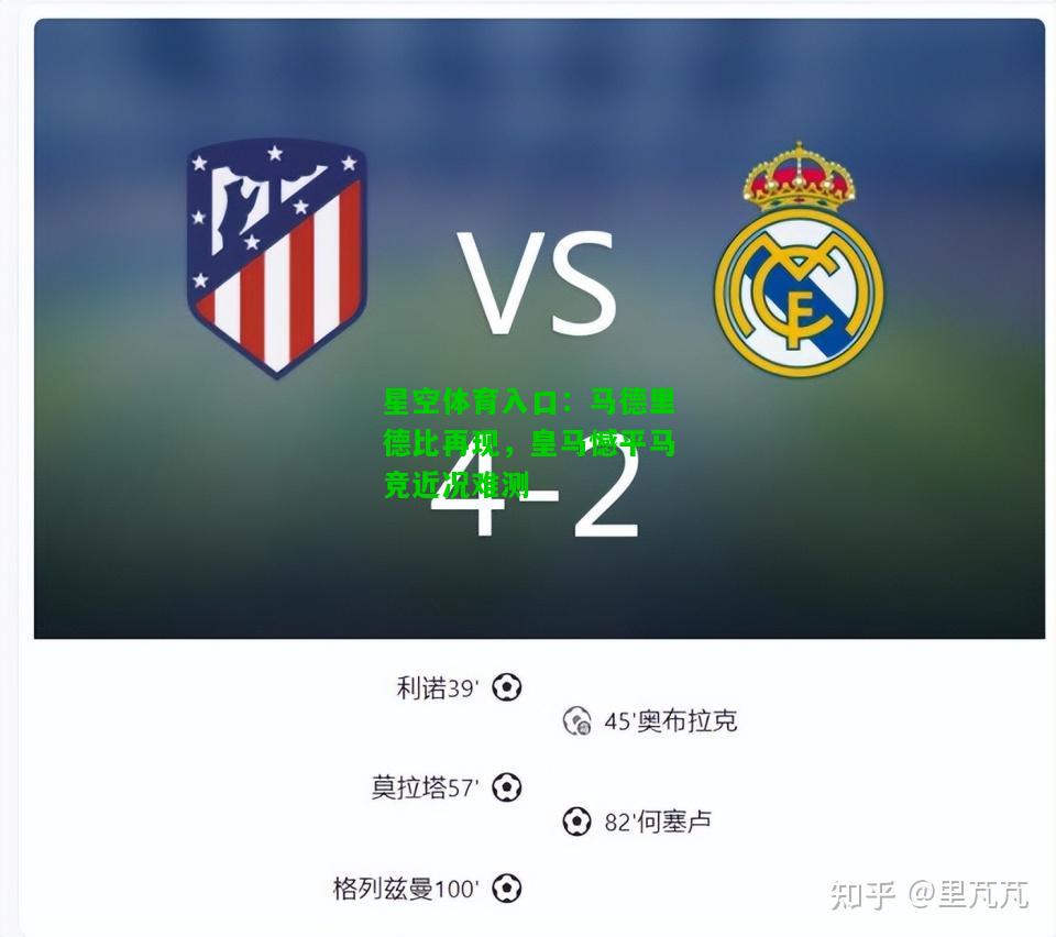 马德里德比再现，皇马憾平马竞近况难测